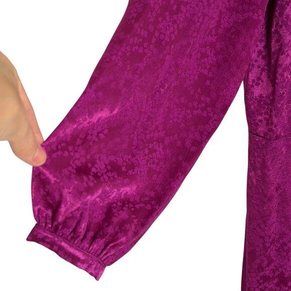 Sezane Editions Debbie Jumpsuit Romper Wide Leg Pants V Neck Back 38 US 6 - Picture 5 of 12